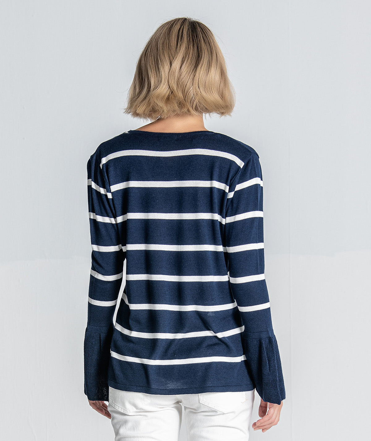 Camisola riscas manga folho 1879