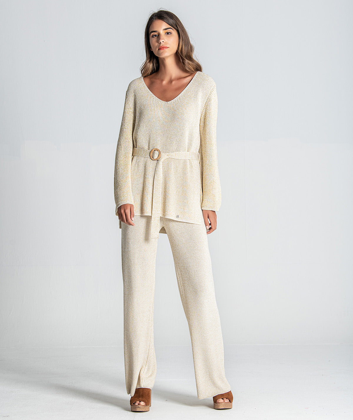 Calça tricot brilho 1900