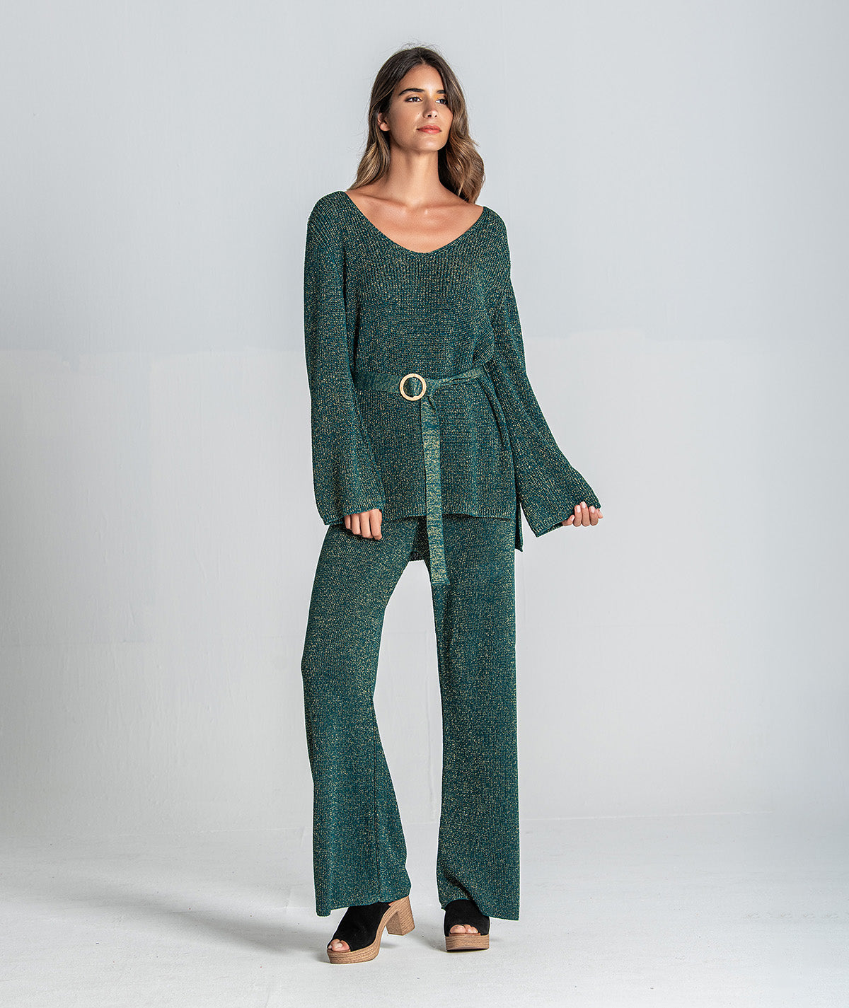 Calça tricot brilho 1900