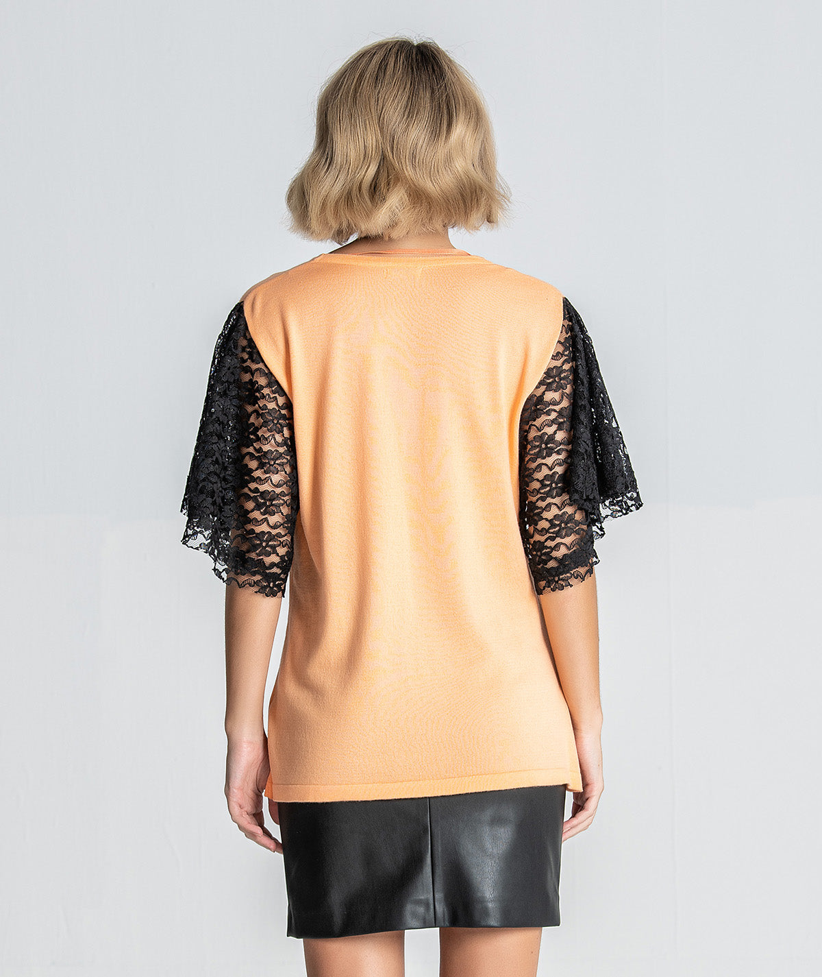 Camisola com manga em renda 1928