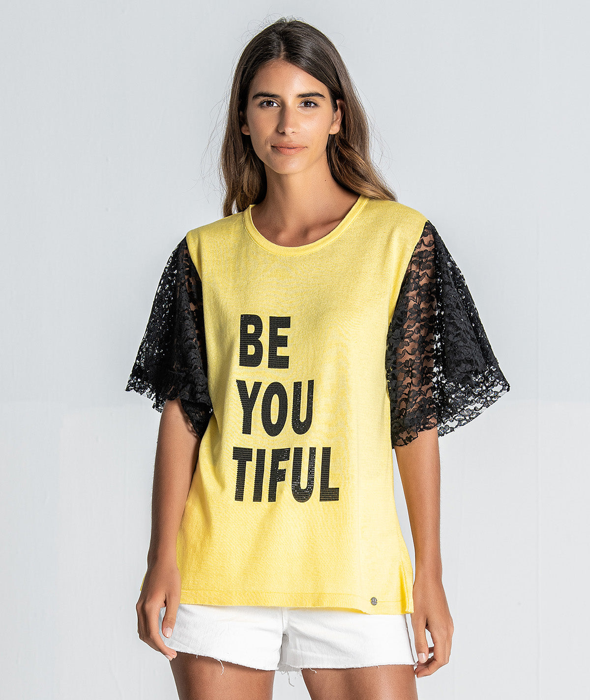 Camisola com manga em renda 1928