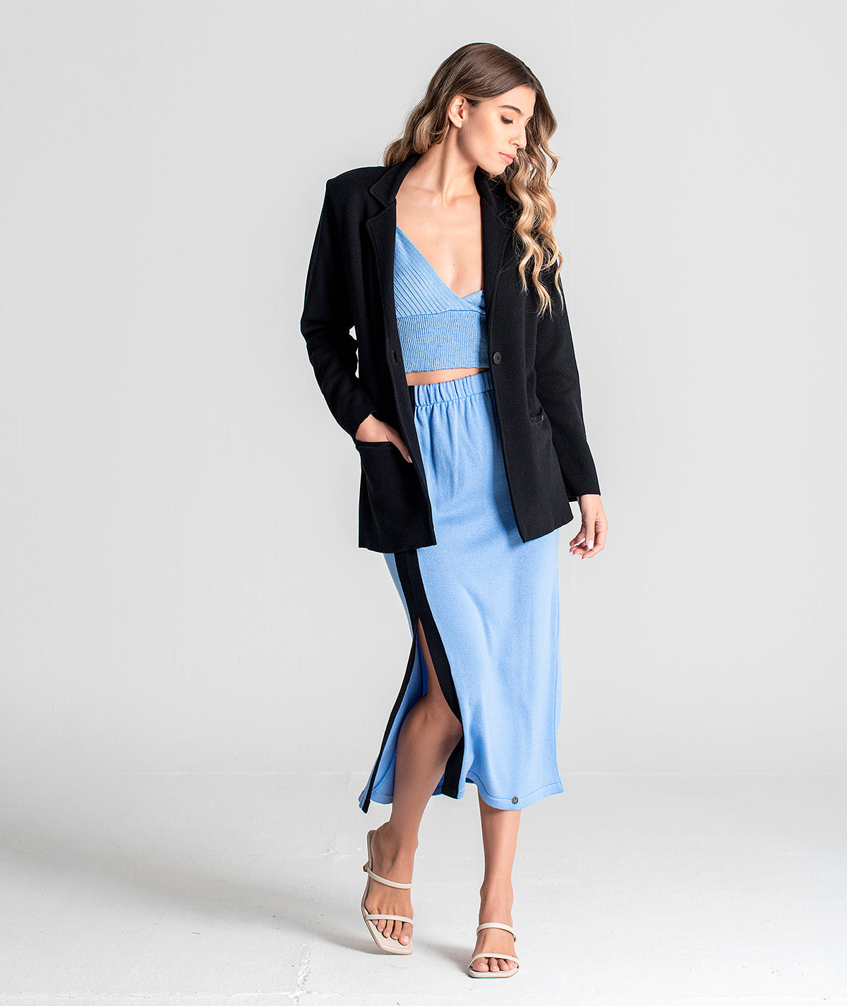 Blazer com botão 3121