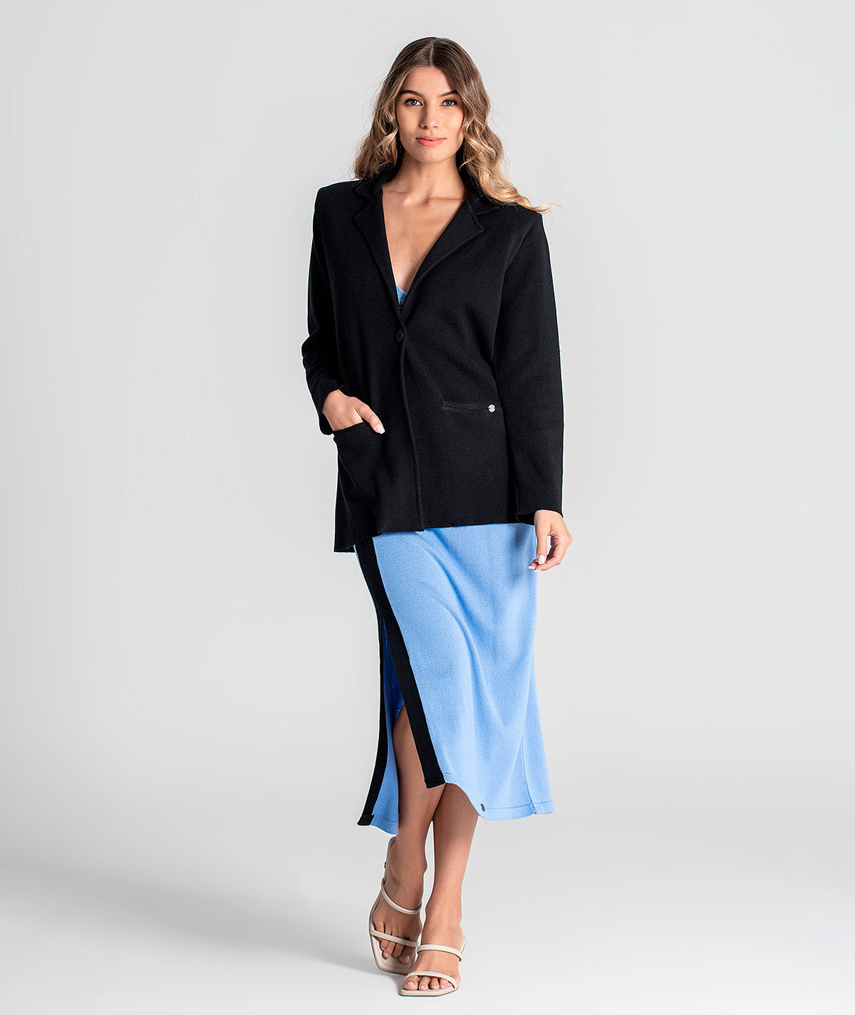 Blazer com botão 3121