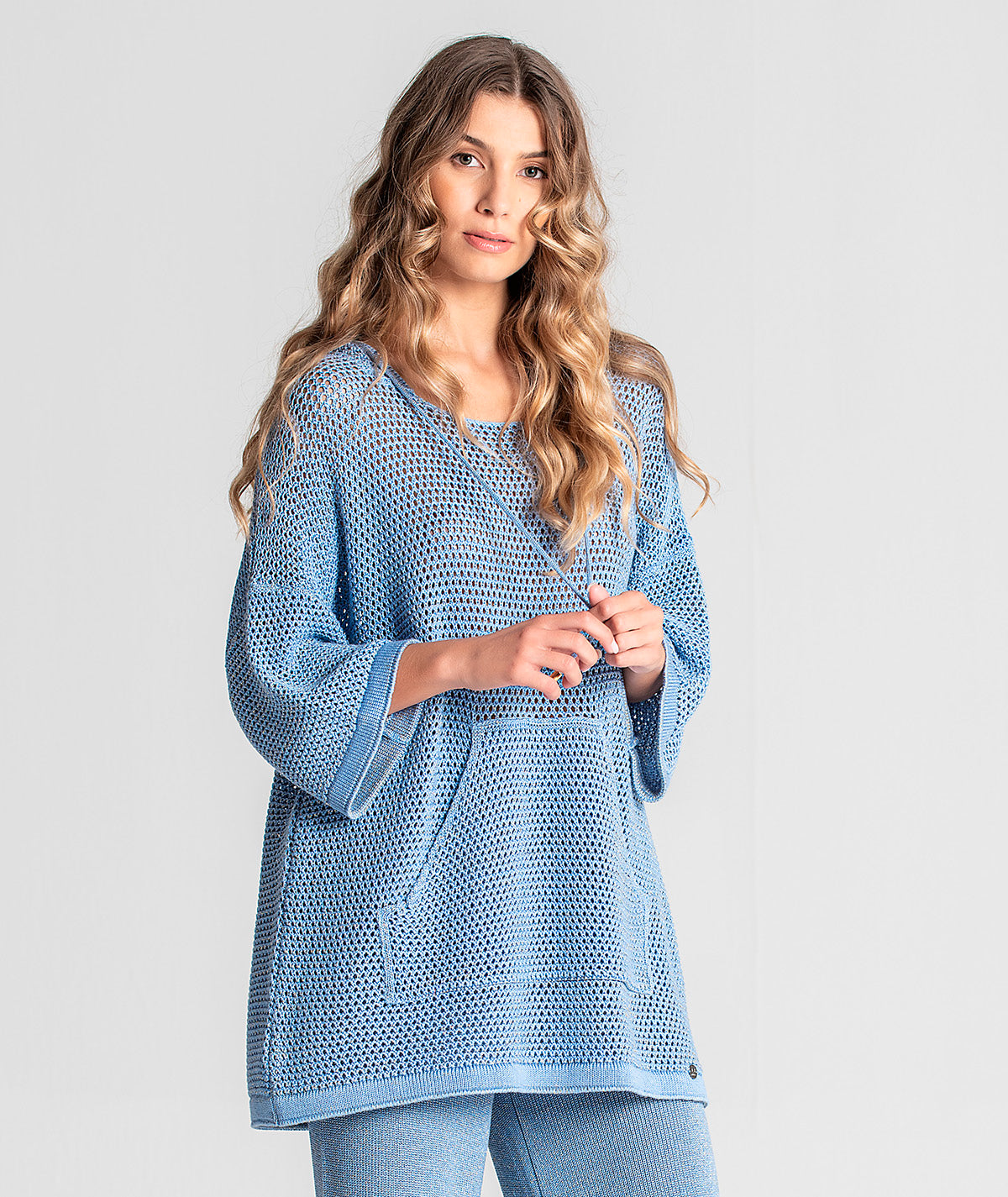 Camisola com brilho oversize 3127