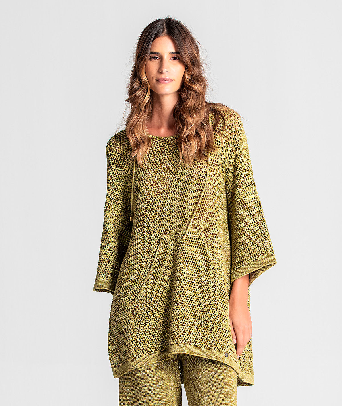 Camisola com brilho oversize 3127