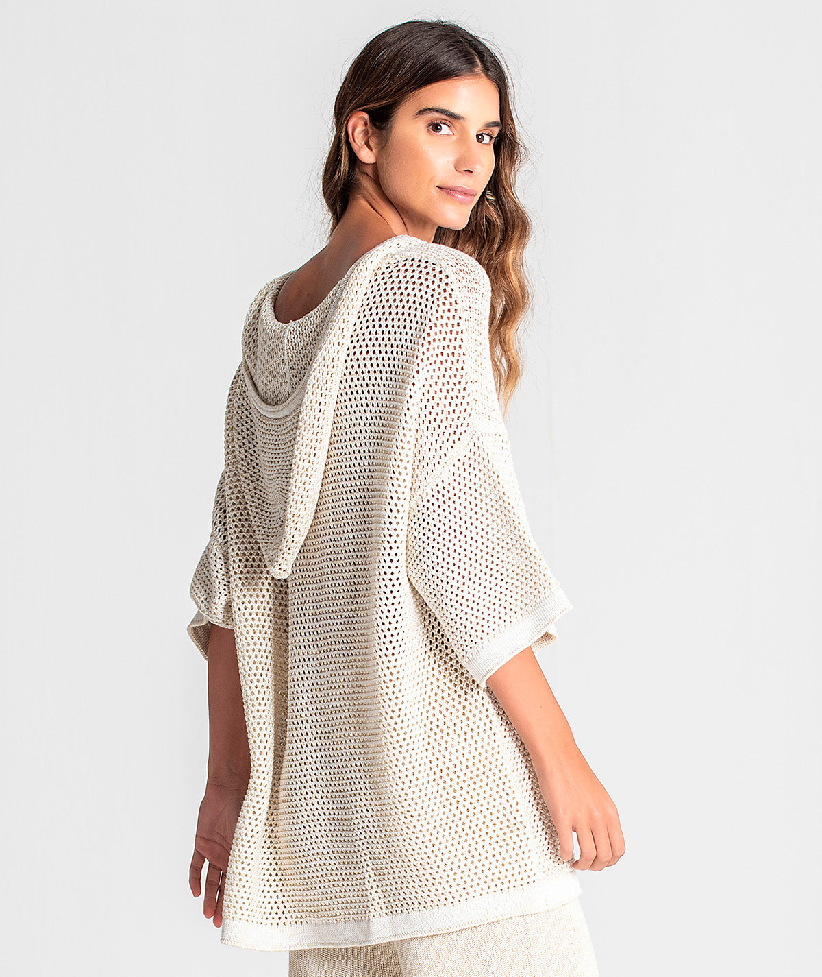 Camisola com brilho oversize 3127