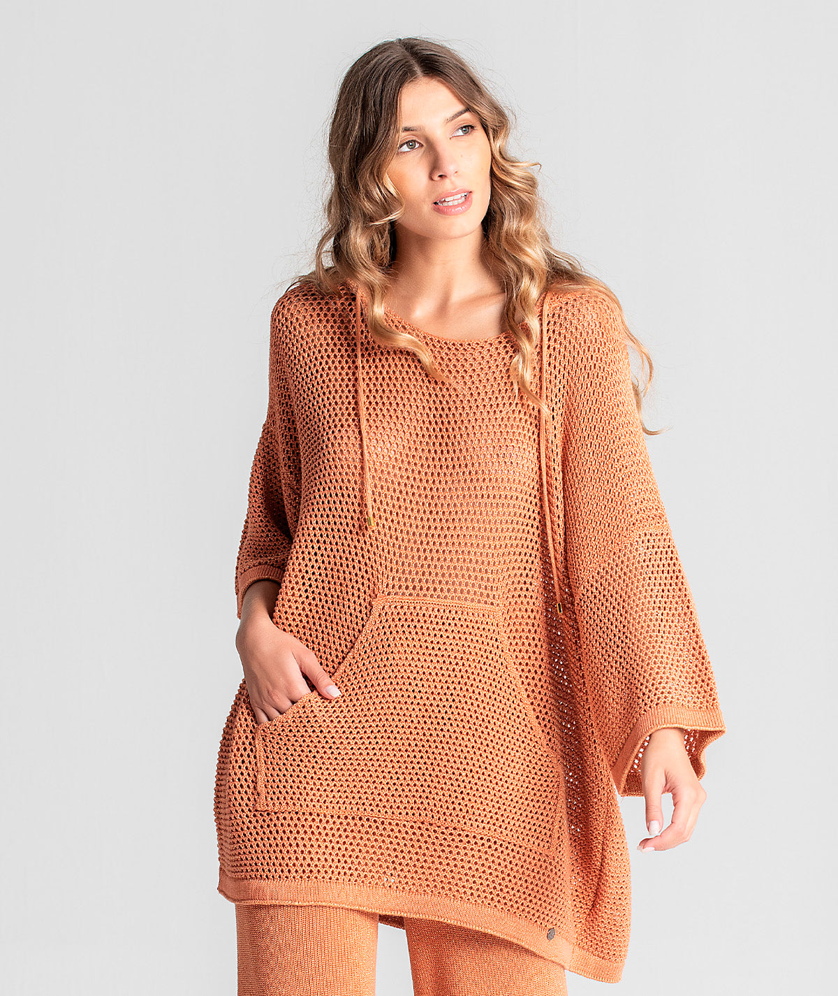 Camisola com brilho oversize 3127