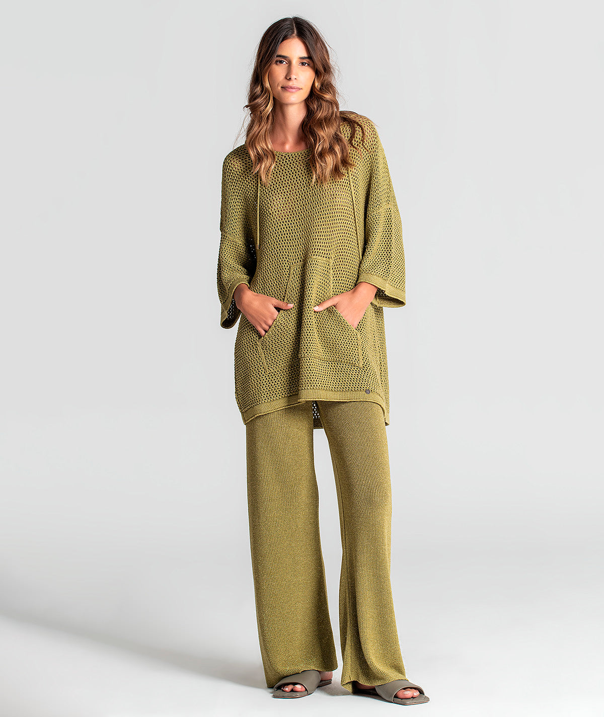 Camisola com brilho oversize 3127