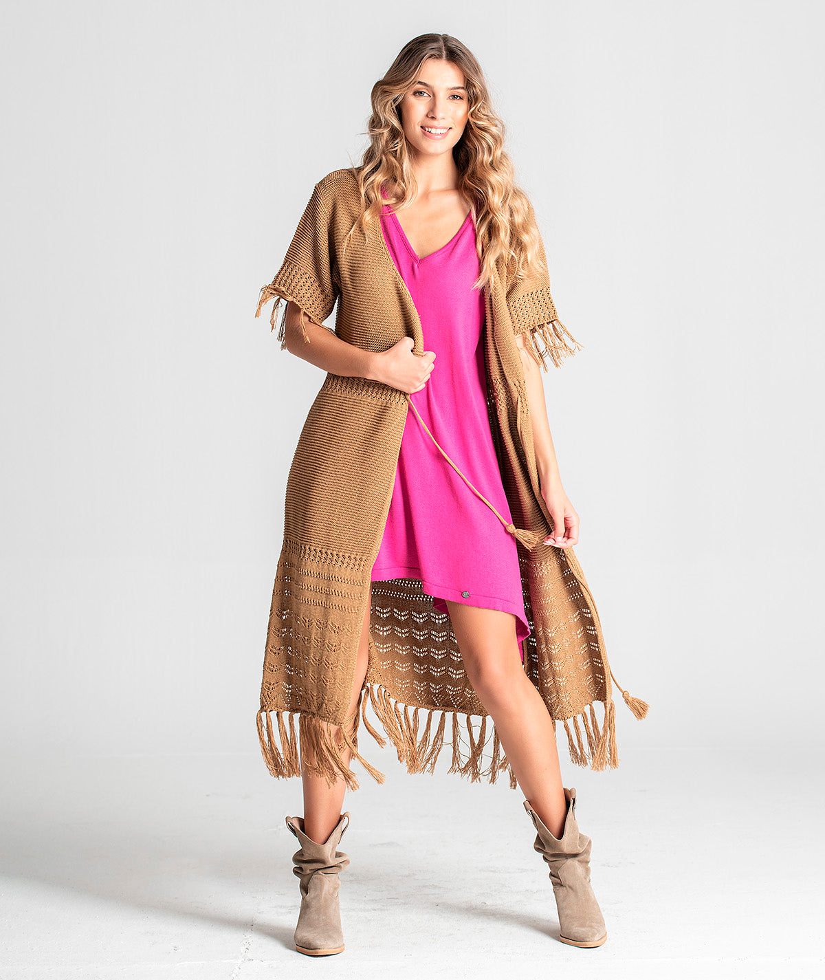 Vestido básico decote em V 3143