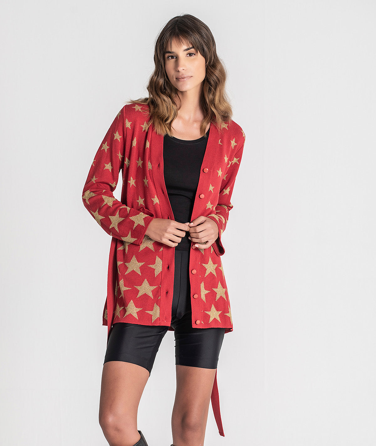 Casaco estrelas lurex 3233