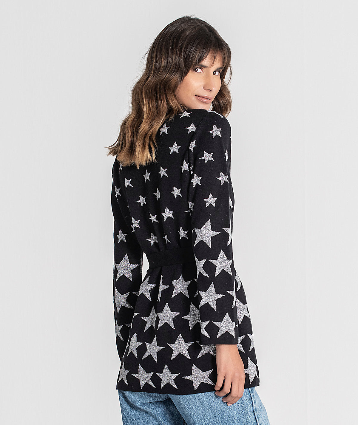Casaco estrelas lurex 3233