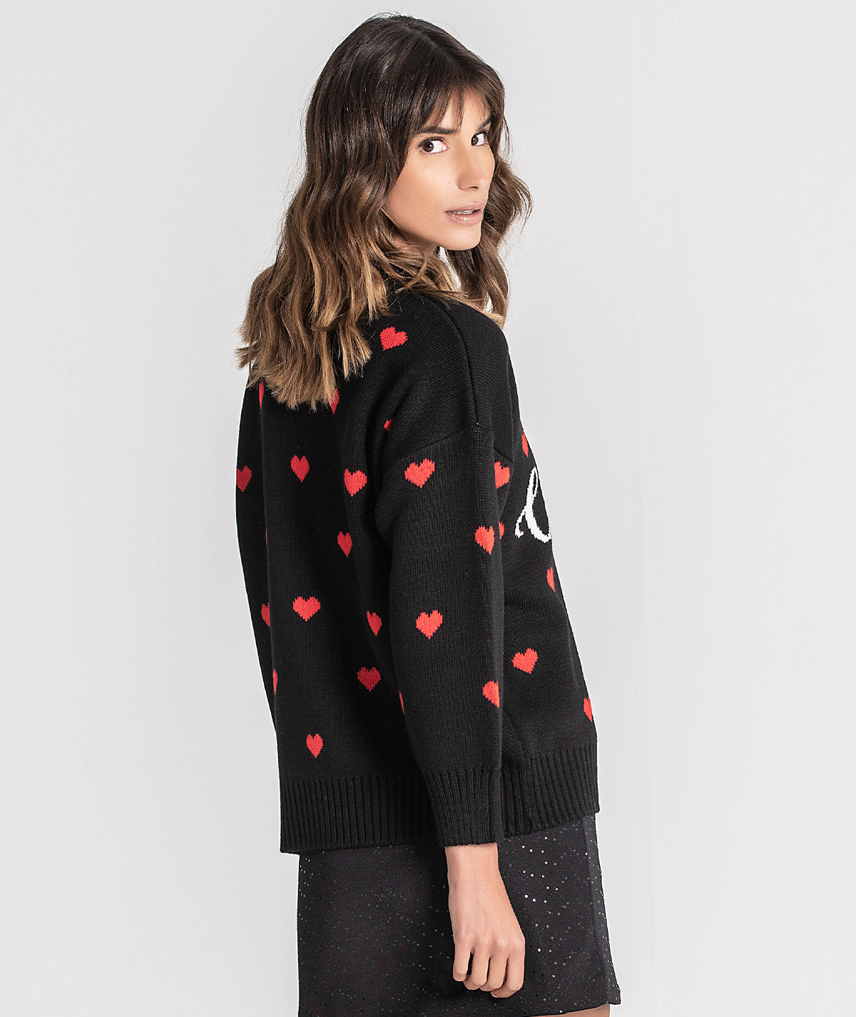 Camisola jacquard i love christmas 3236