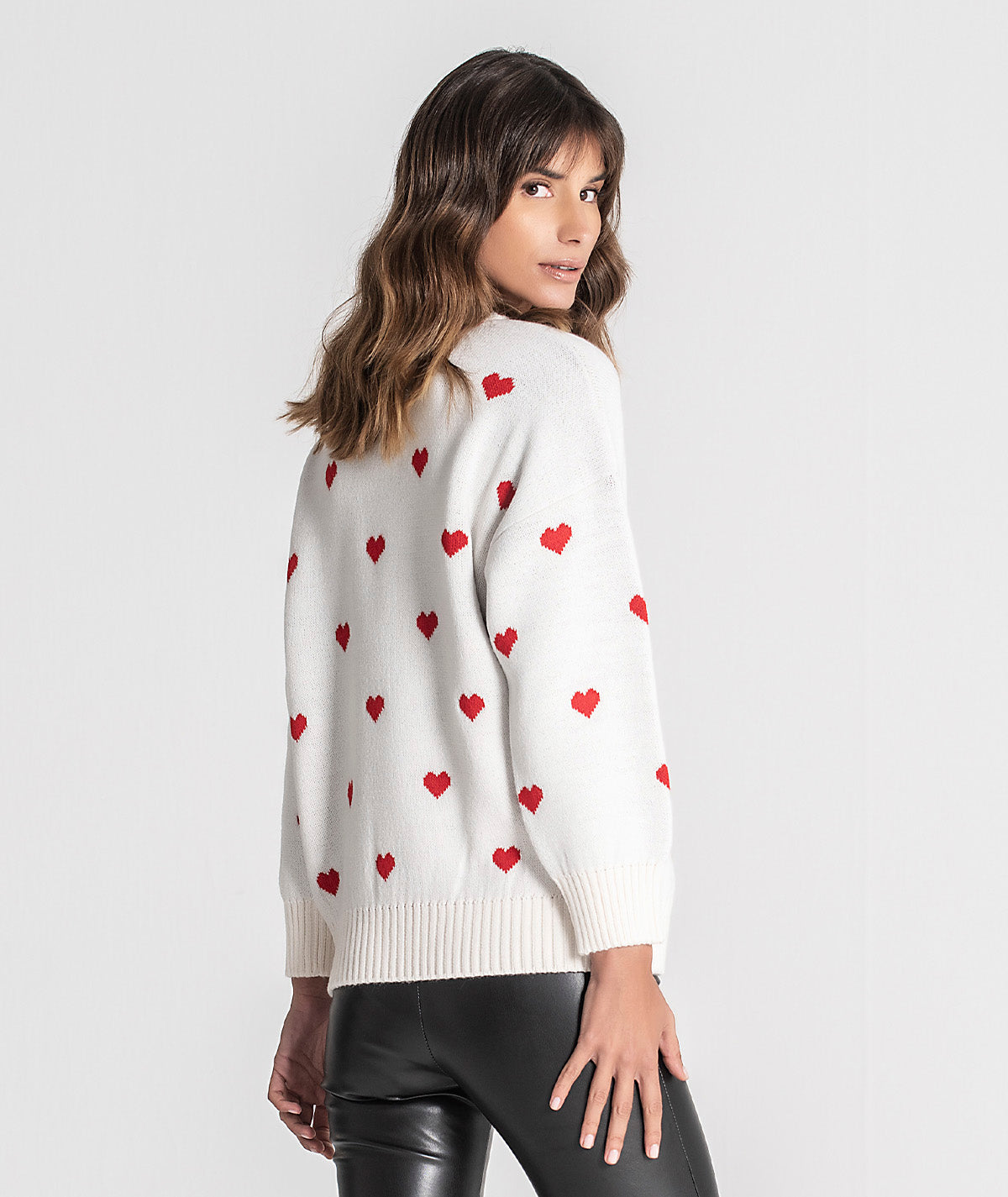 Camisola jacquard i love christmas 3236
