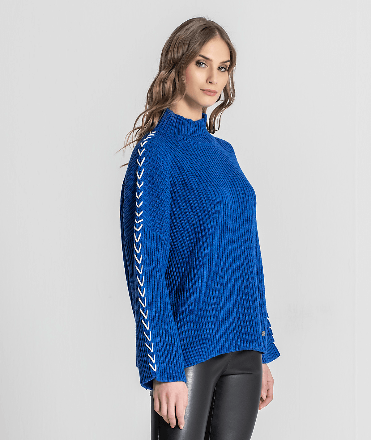 Camisola oversize canelada 3248