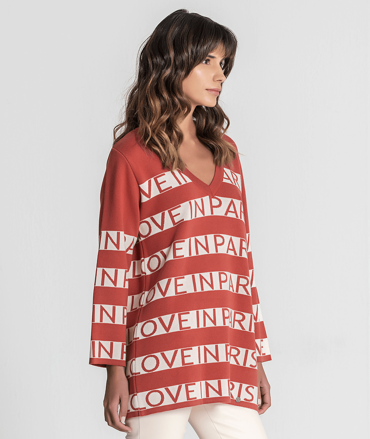 Camisola riscas love in paris 3273