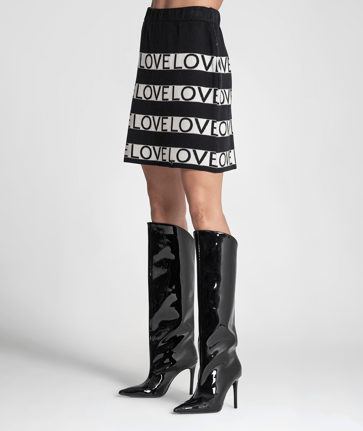 Mini saia riscas love 3274