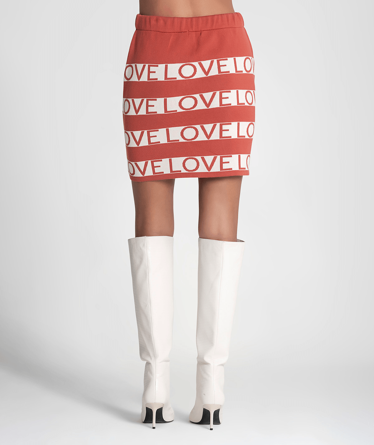Mini saia riscas love 3274