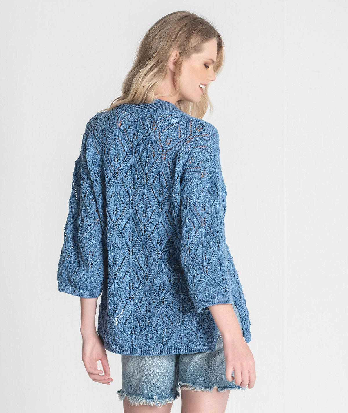 Camisola perfurada com cordão 3295