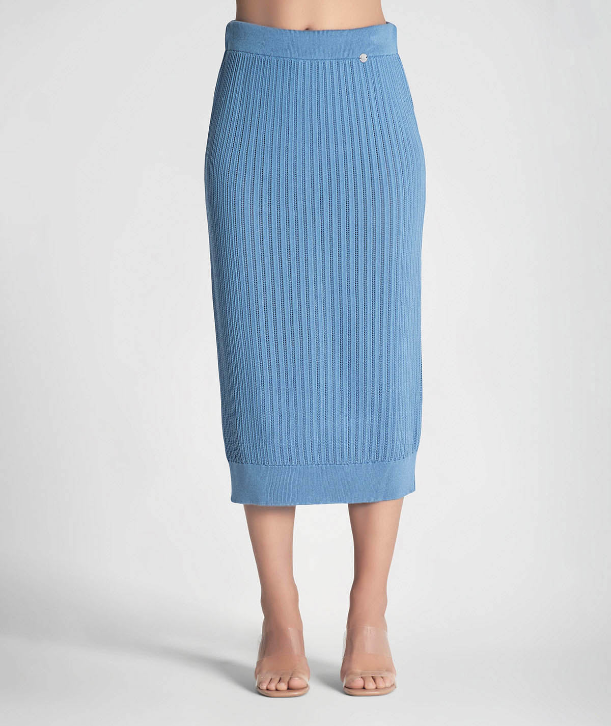 Structured skirt with side slit 3306