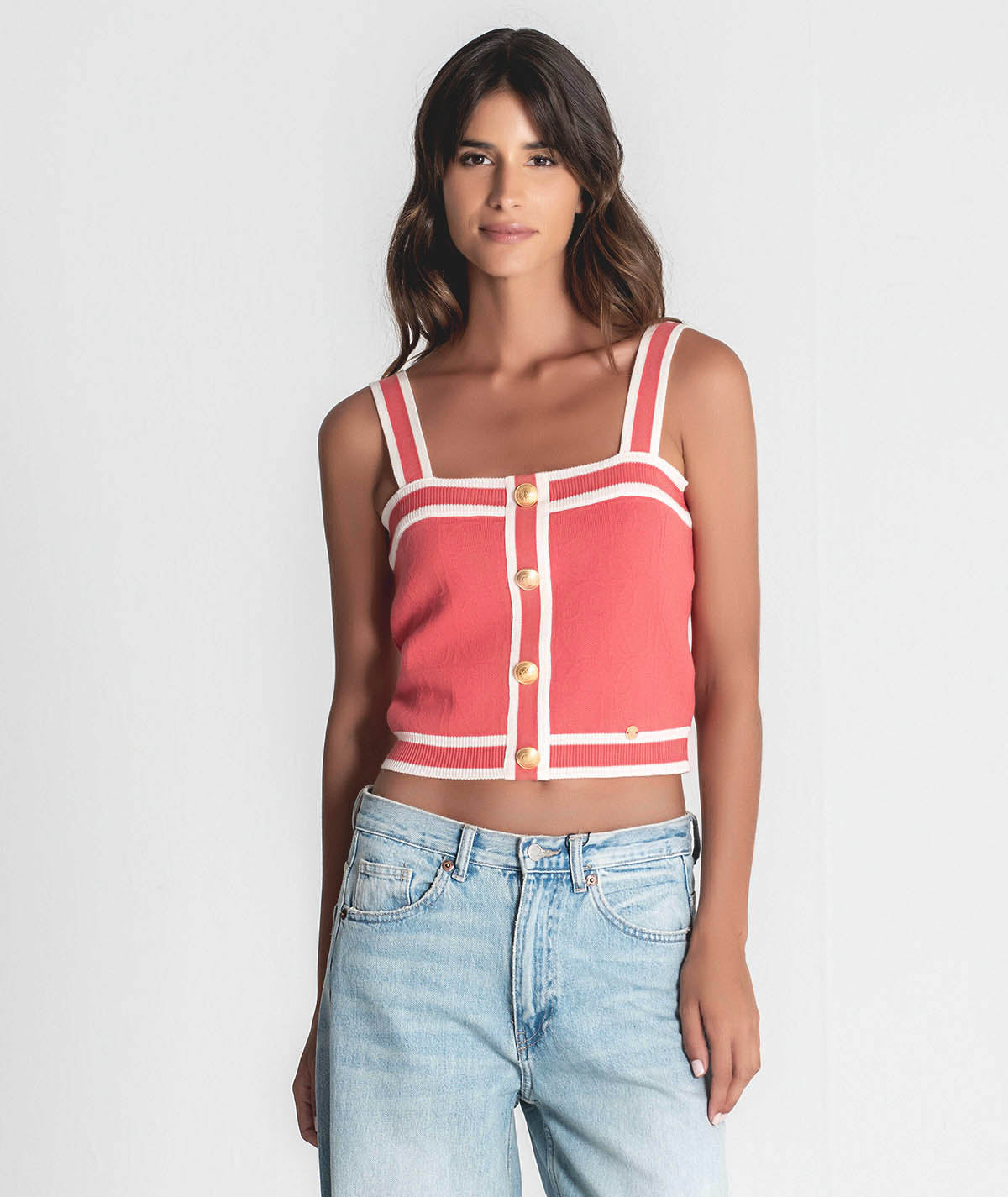 Top com jacquard RG 3312