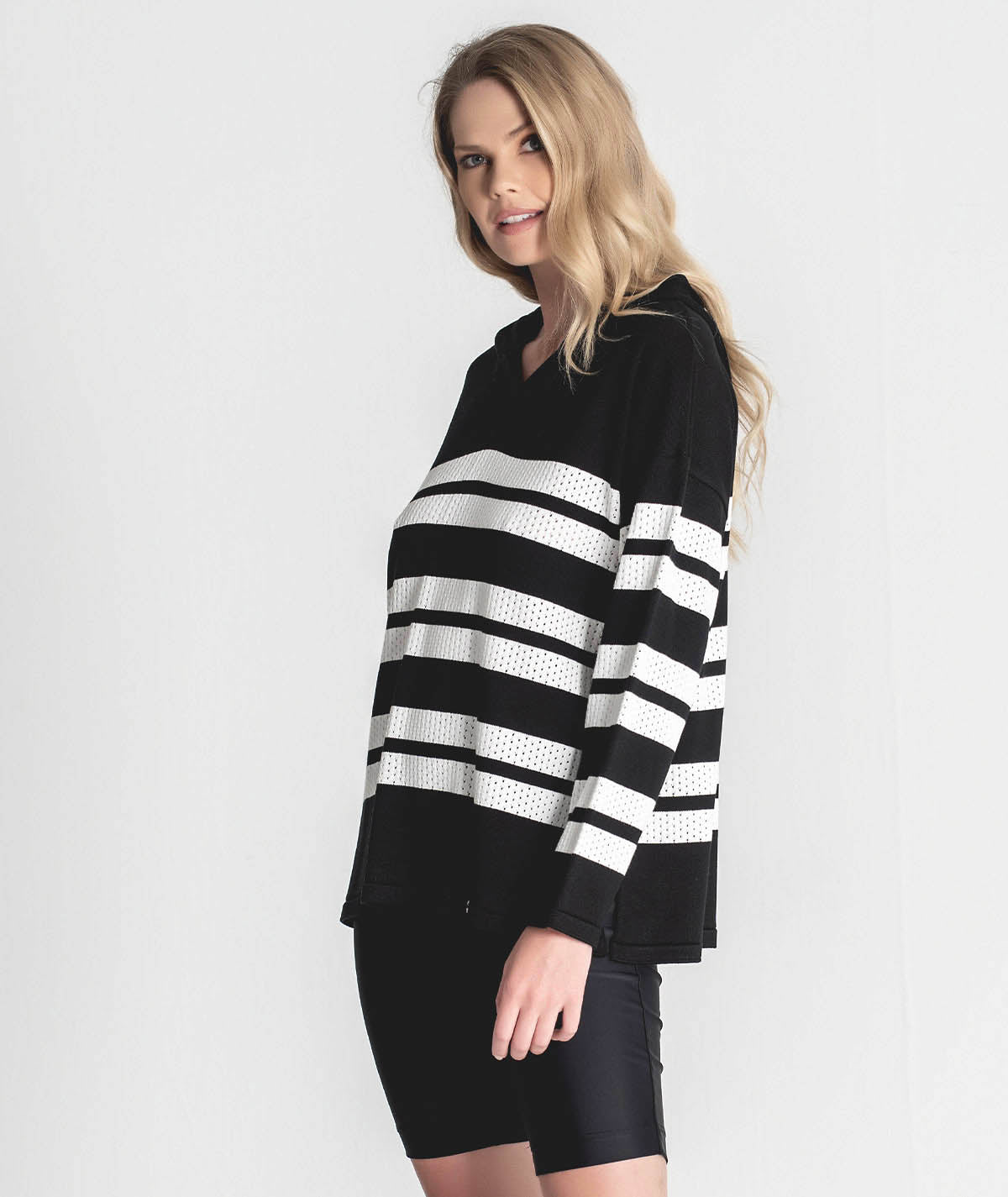 Camisola riscas perfuradas 3329