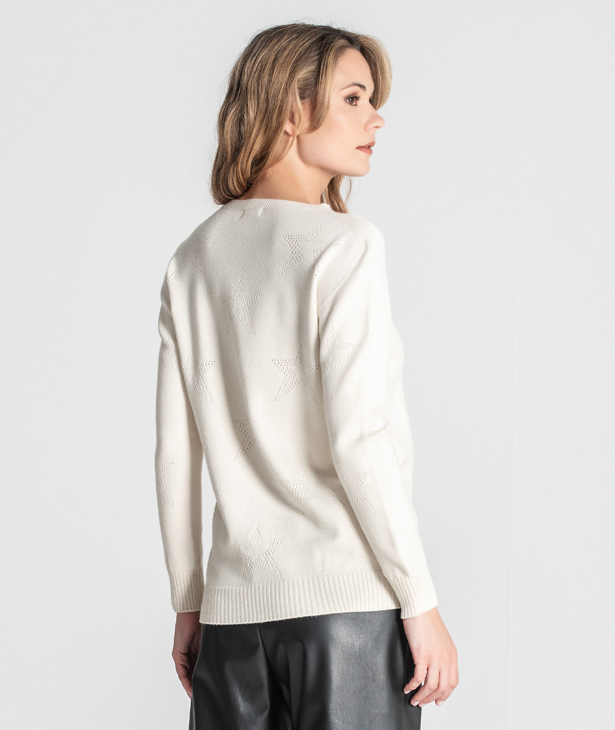 Camisola perfurada estrelas 3344