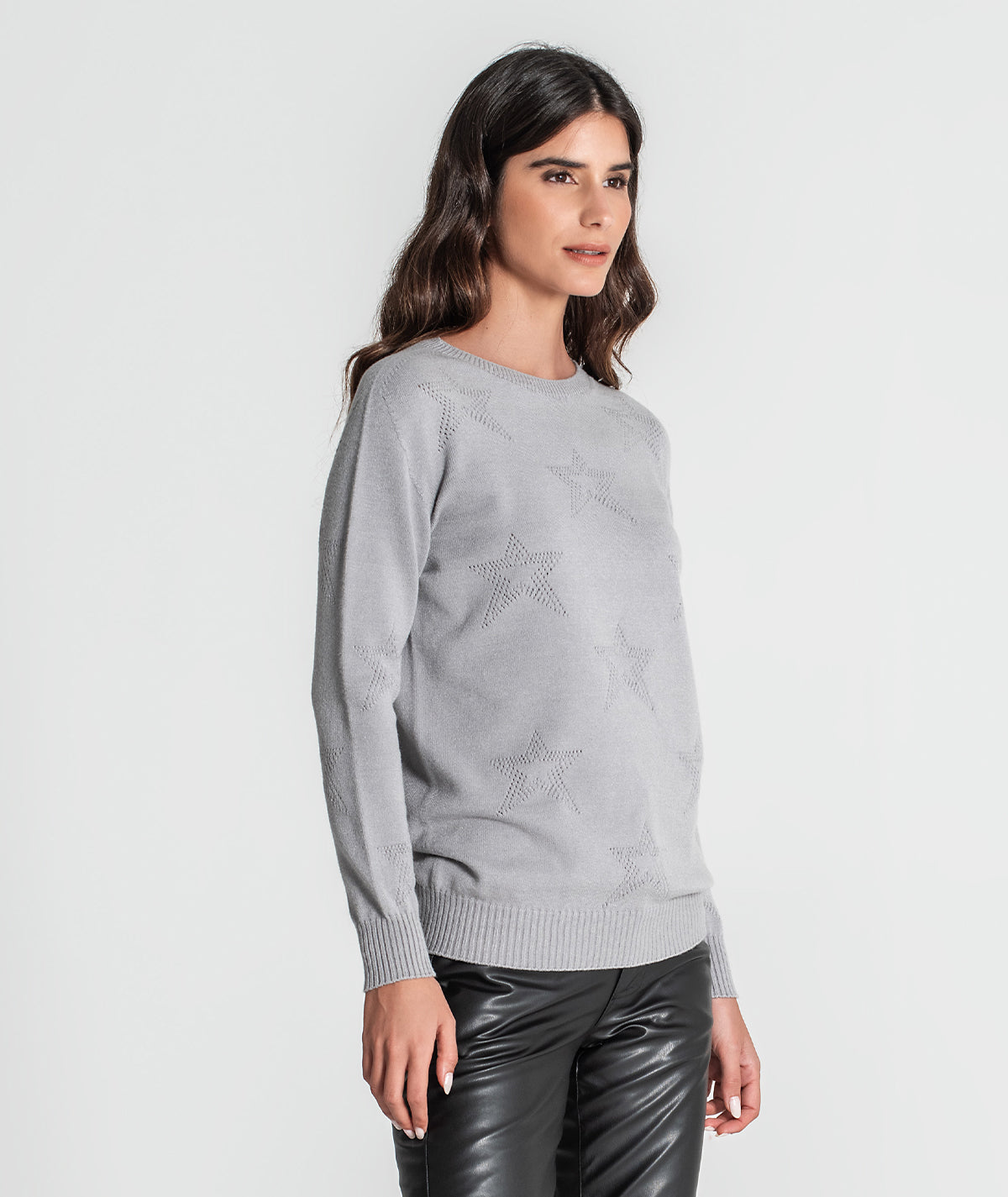 Camisola perfurada estrelas 3344