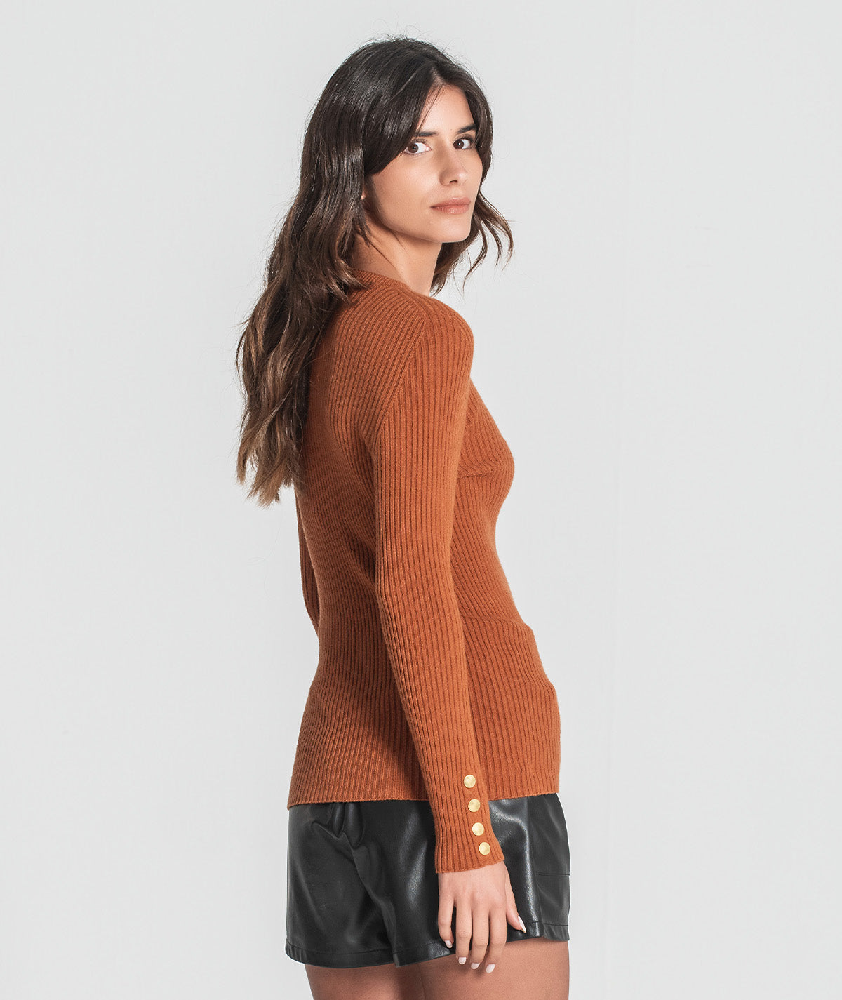 Camisola com perfurado Ruga 3347