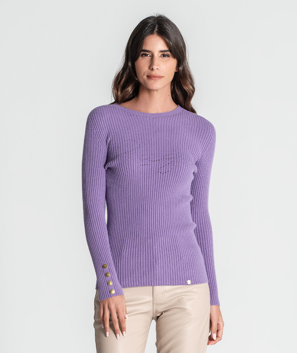 Camisola com perfurado Ruga 3347