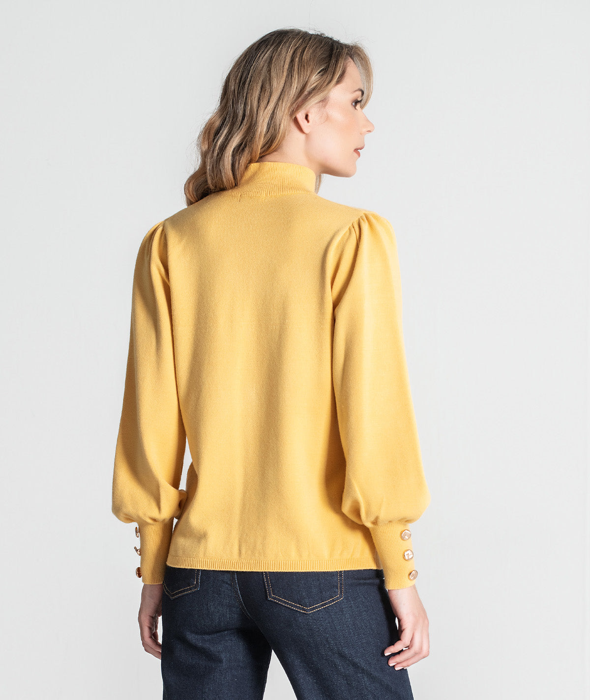 Camisola com botões nos punhos 3348