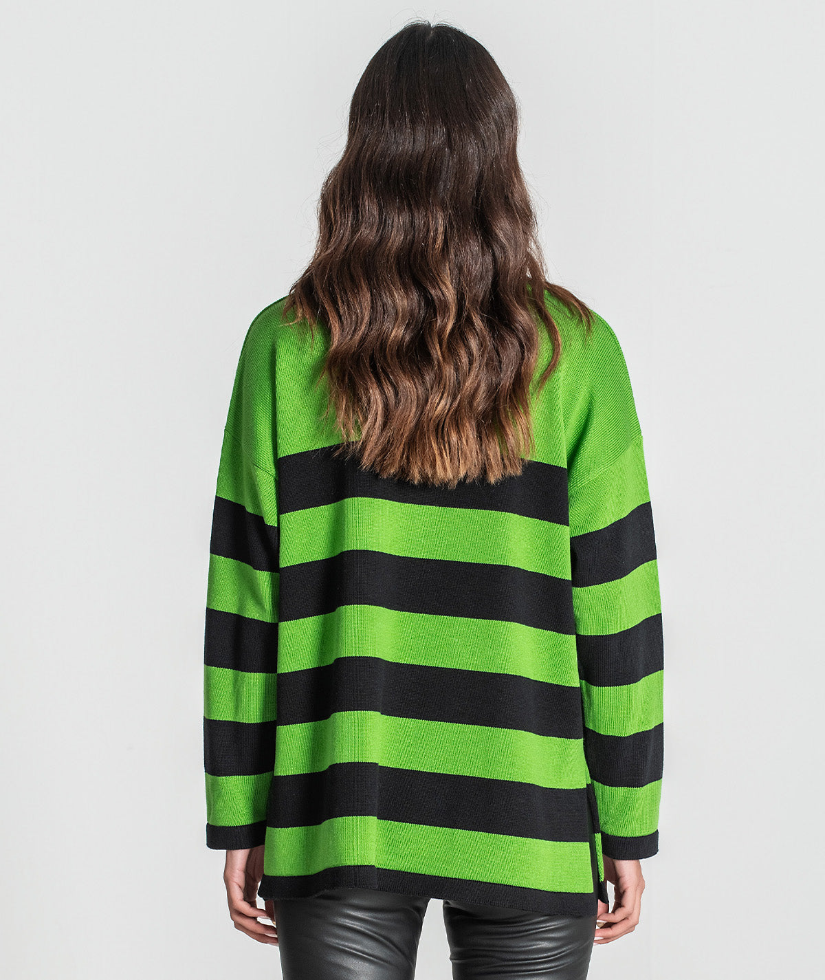 Camisola riscas com bolso 3355