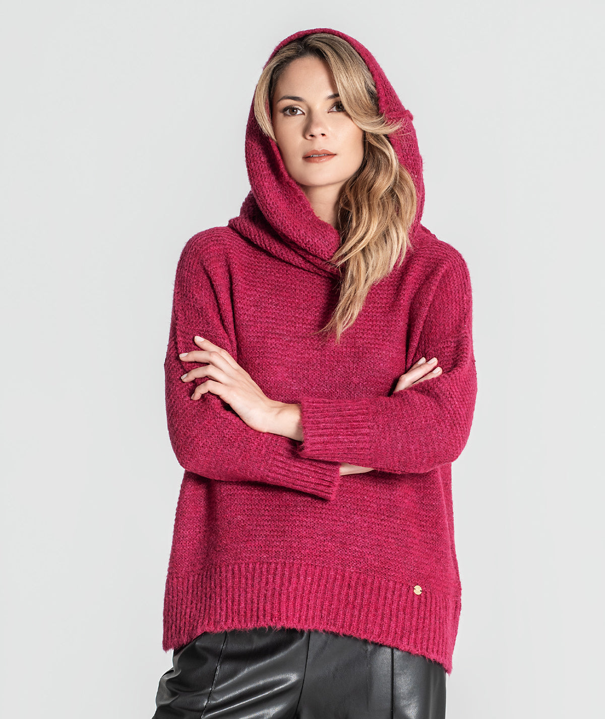 Camisola oversize com gola larga 3358