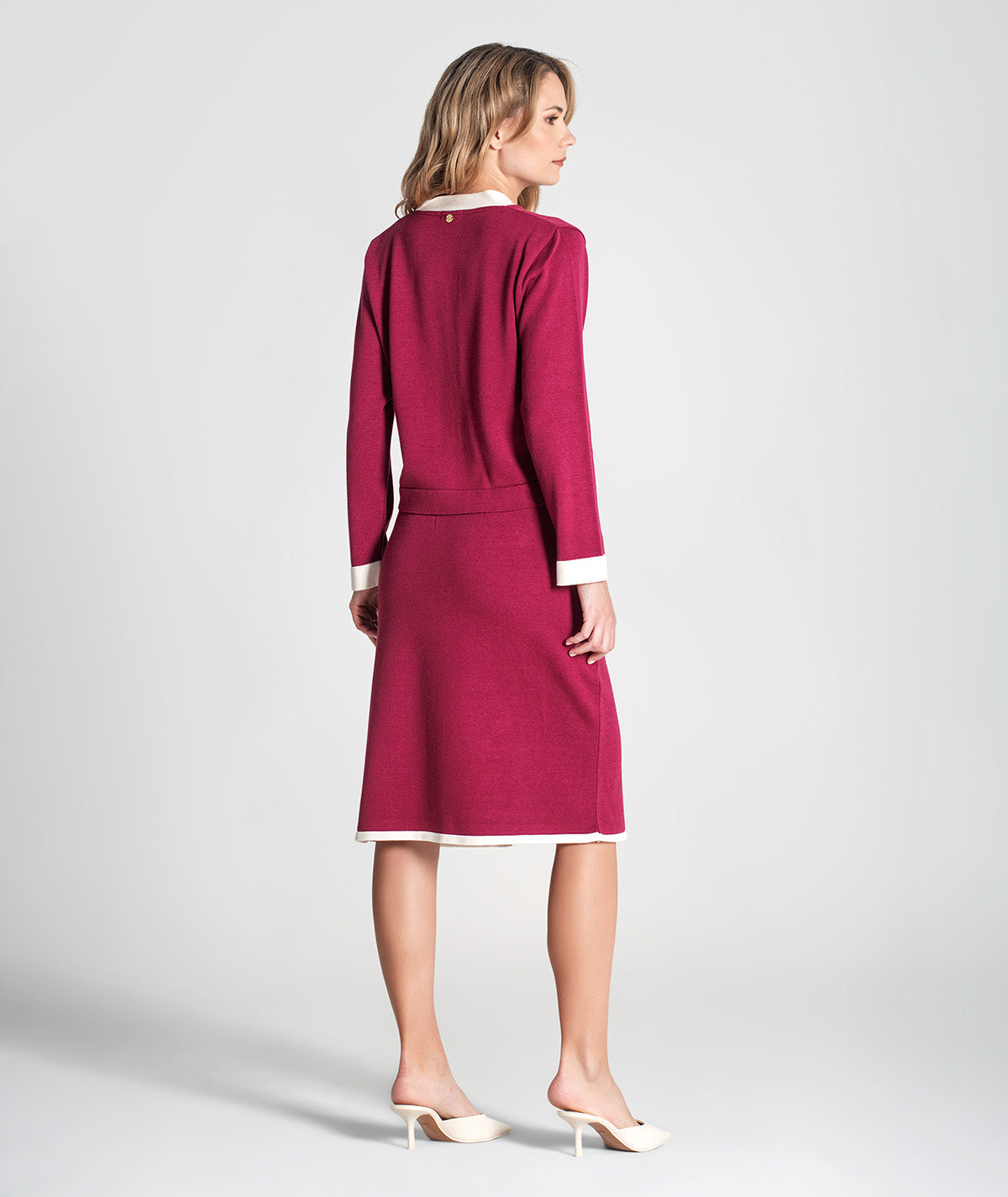 Casaco curto com contraste 3360