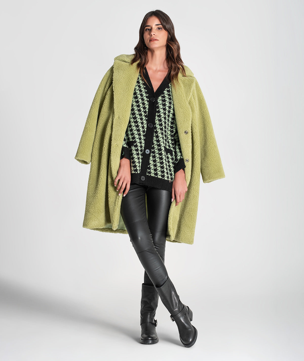 Casaco pied-de-poule 3368