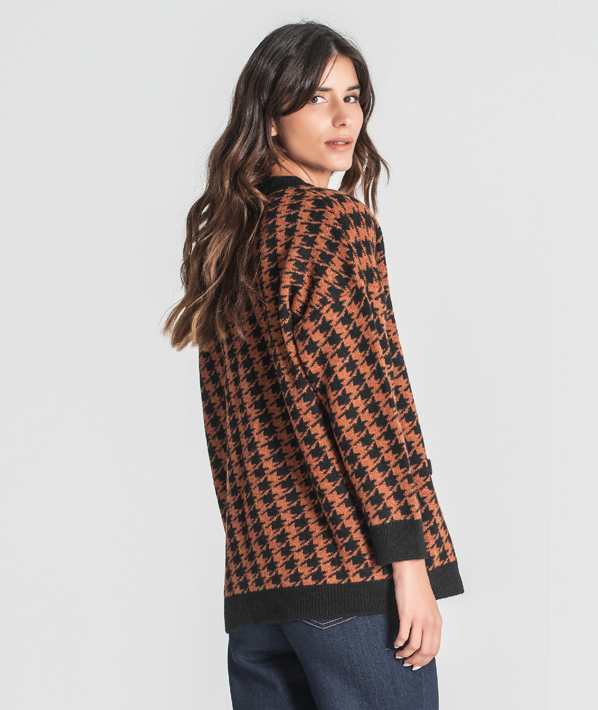 Casaco pied-de-poule 3368