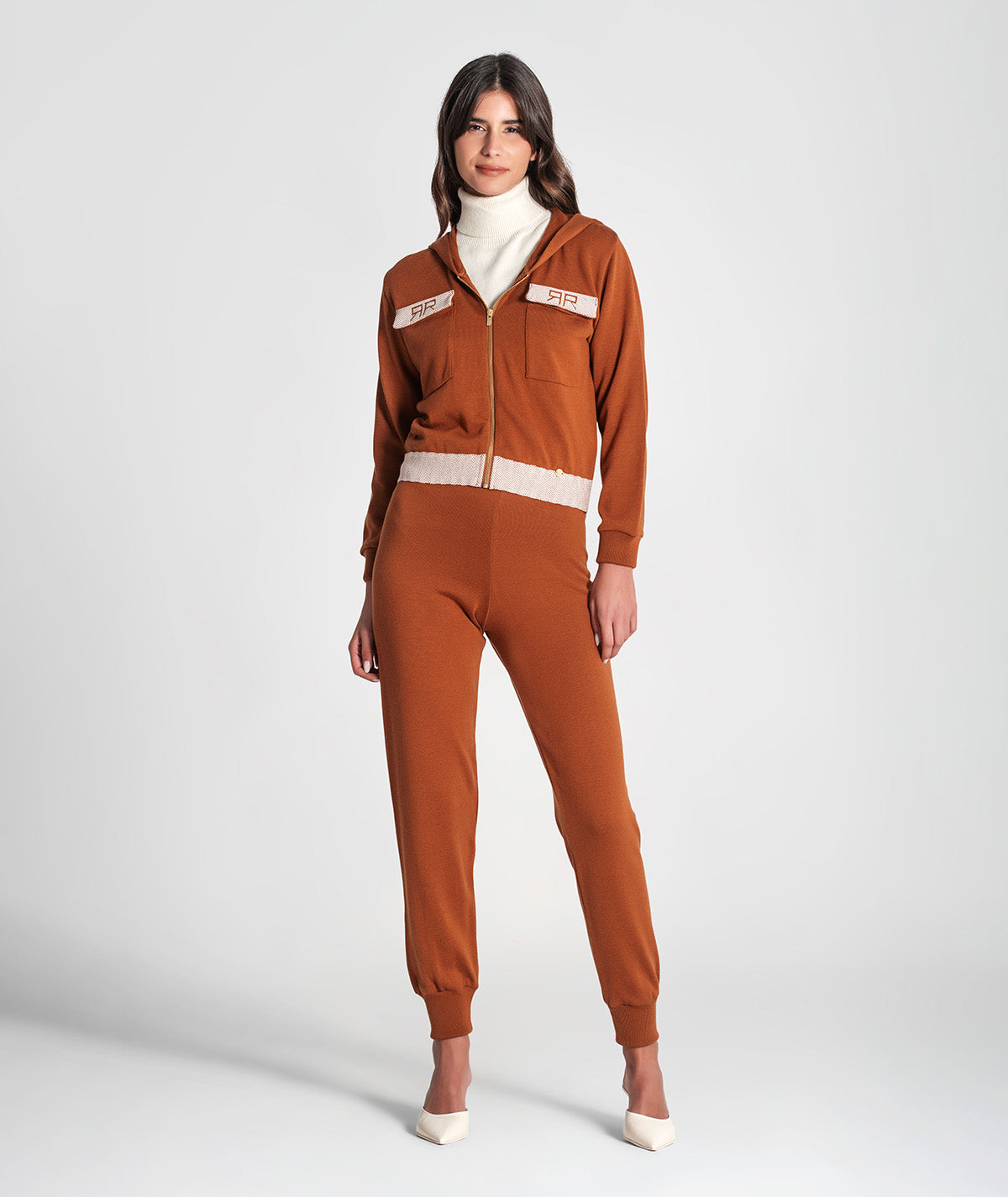 Casaco com jacuqard em detalhes 3369