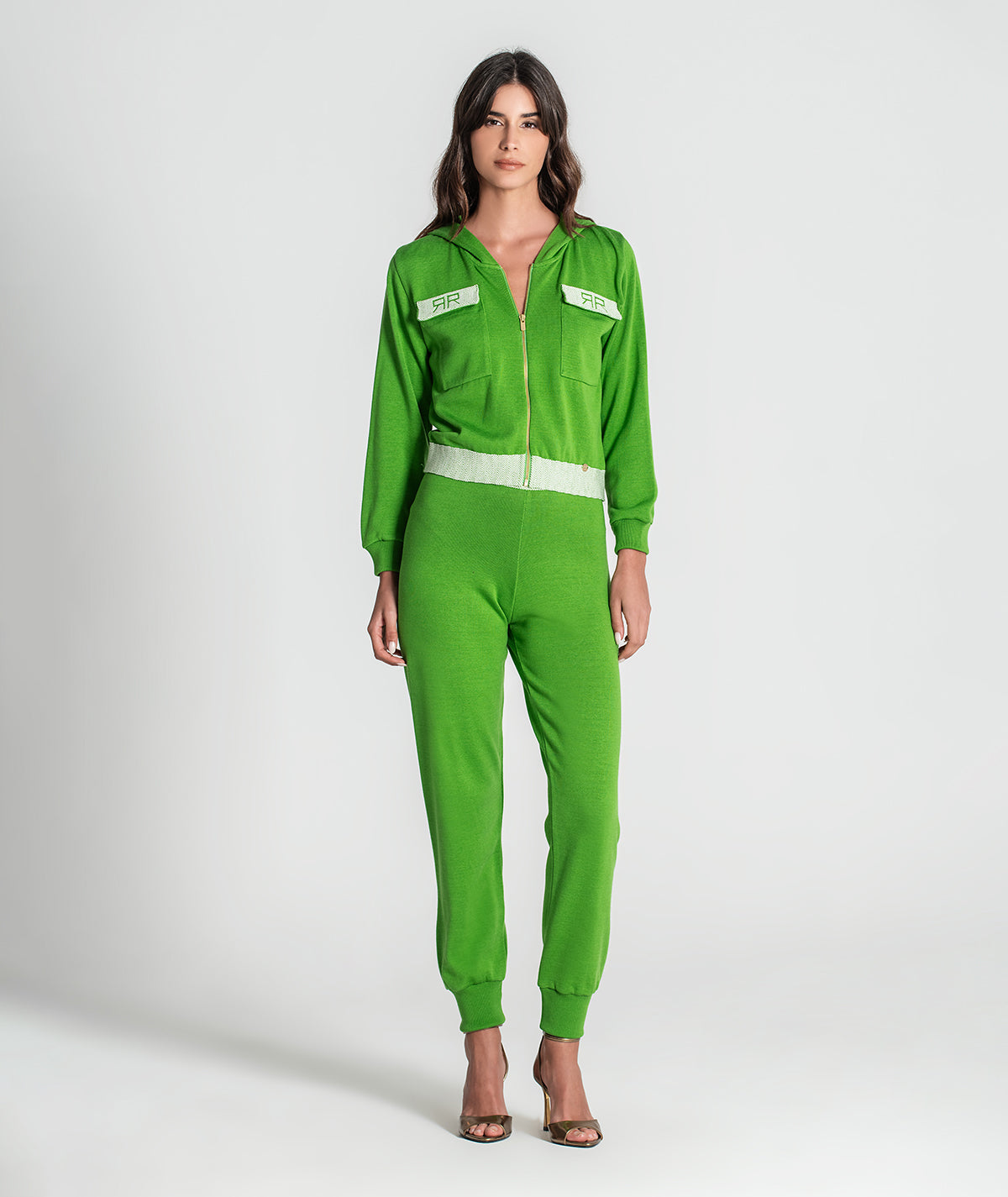 Casaco com jacuqard em detalhes 3369