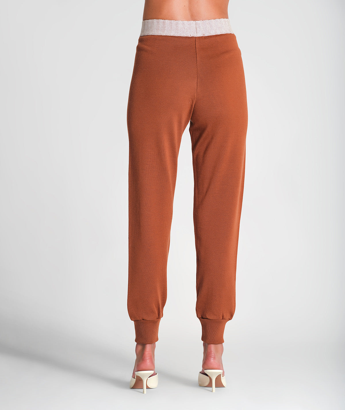 Calças com jacquard 3370