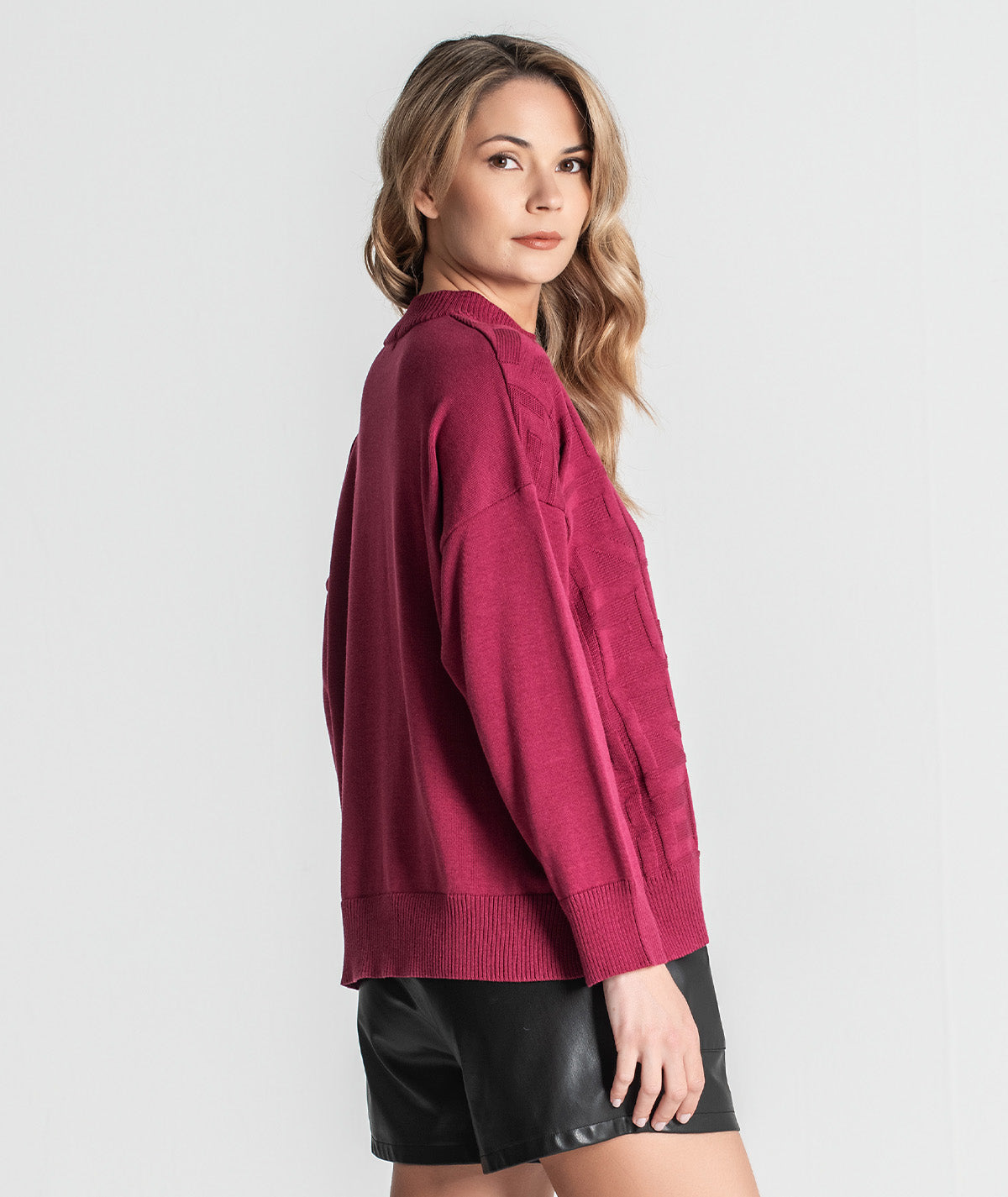 Camisola com textura RG 3375