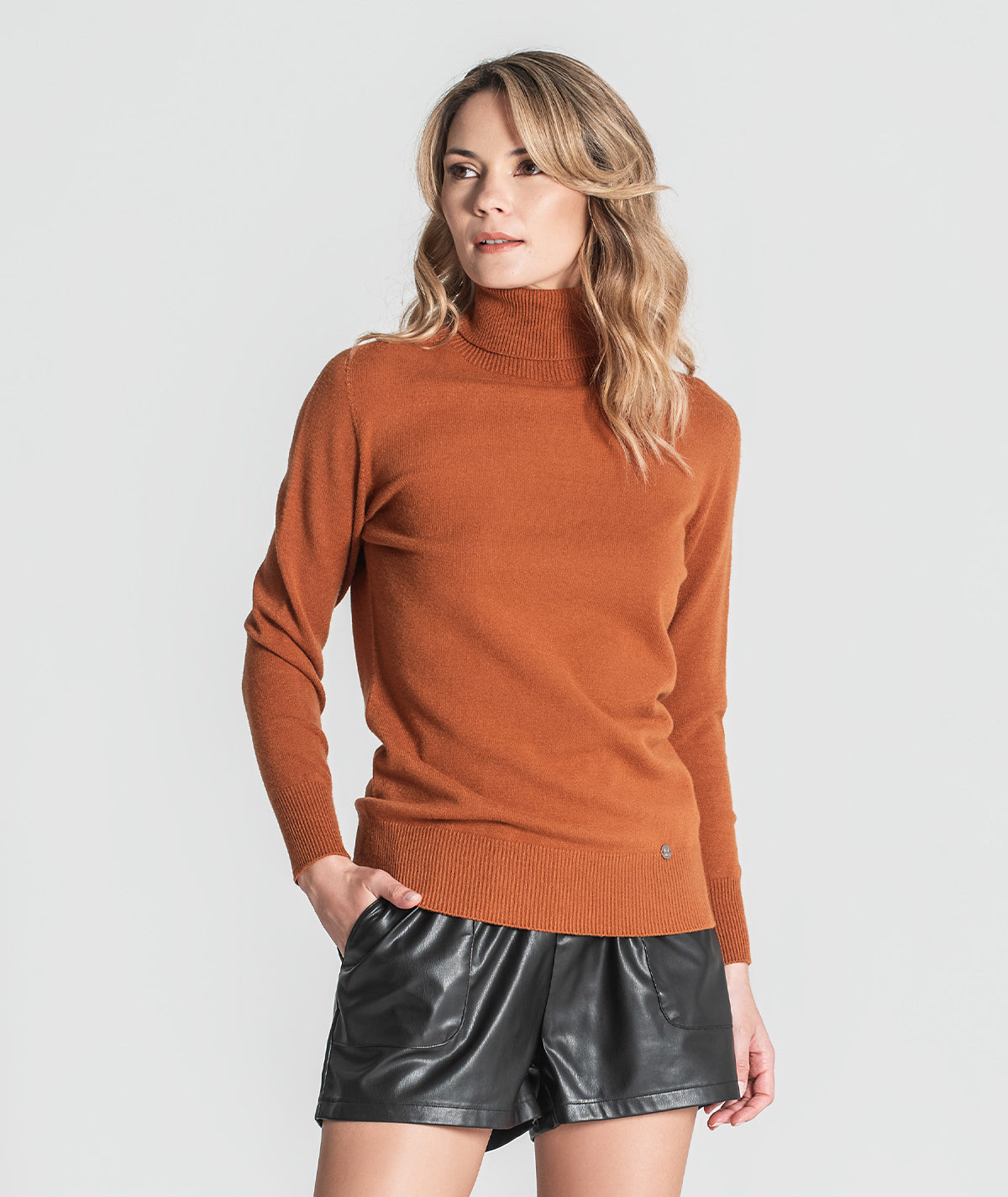 Camisola básica gola alta 3379