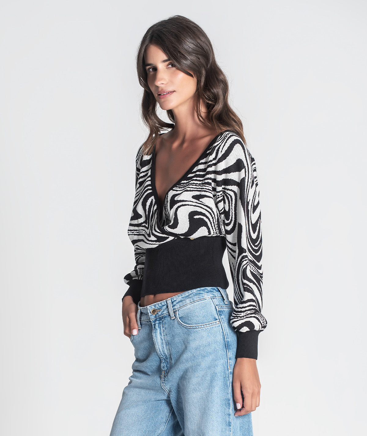 Animal print shirt 3391