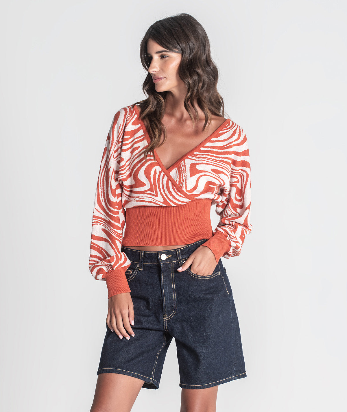 Animal print shirt 3391