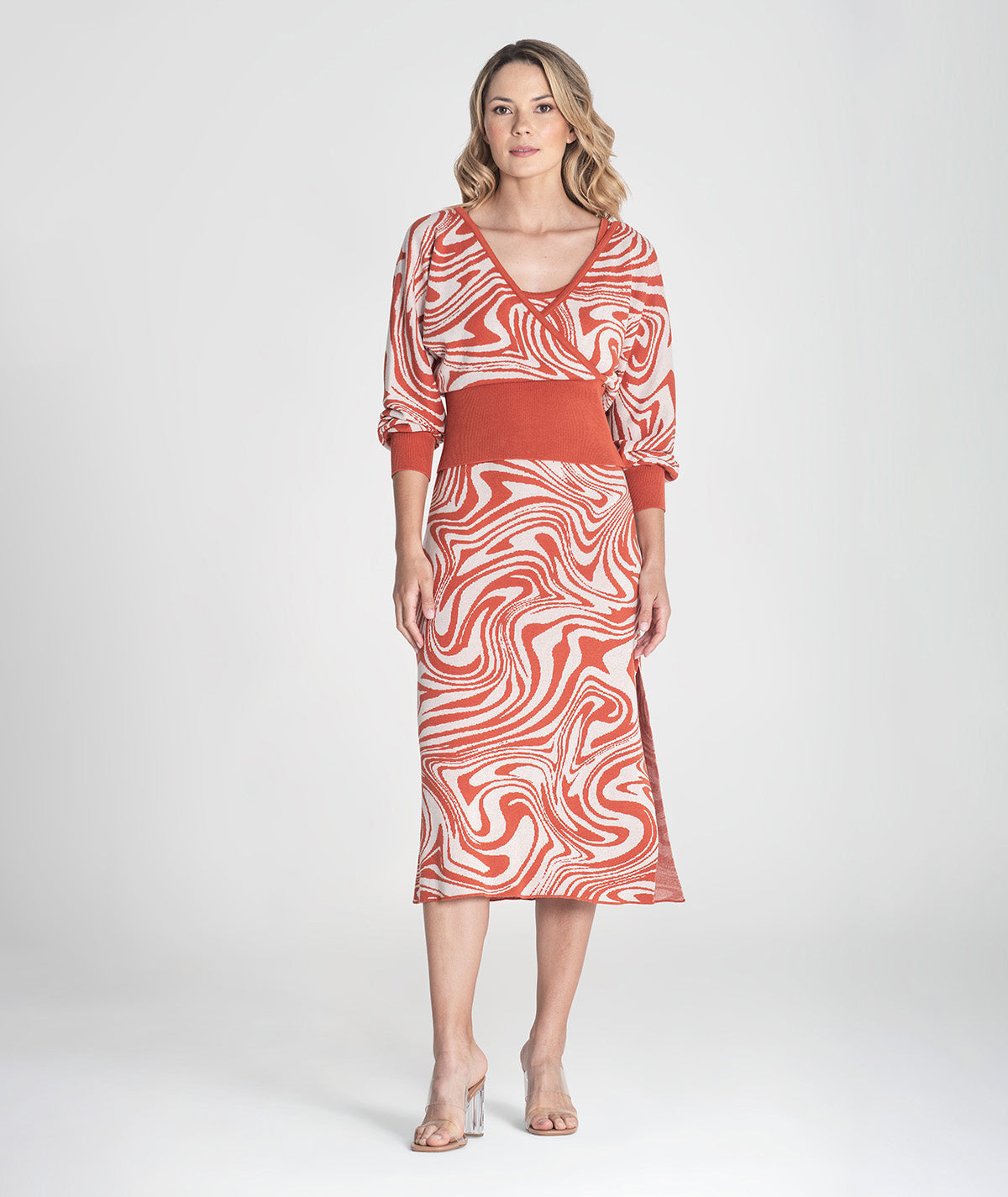 Vestido animal print 3392