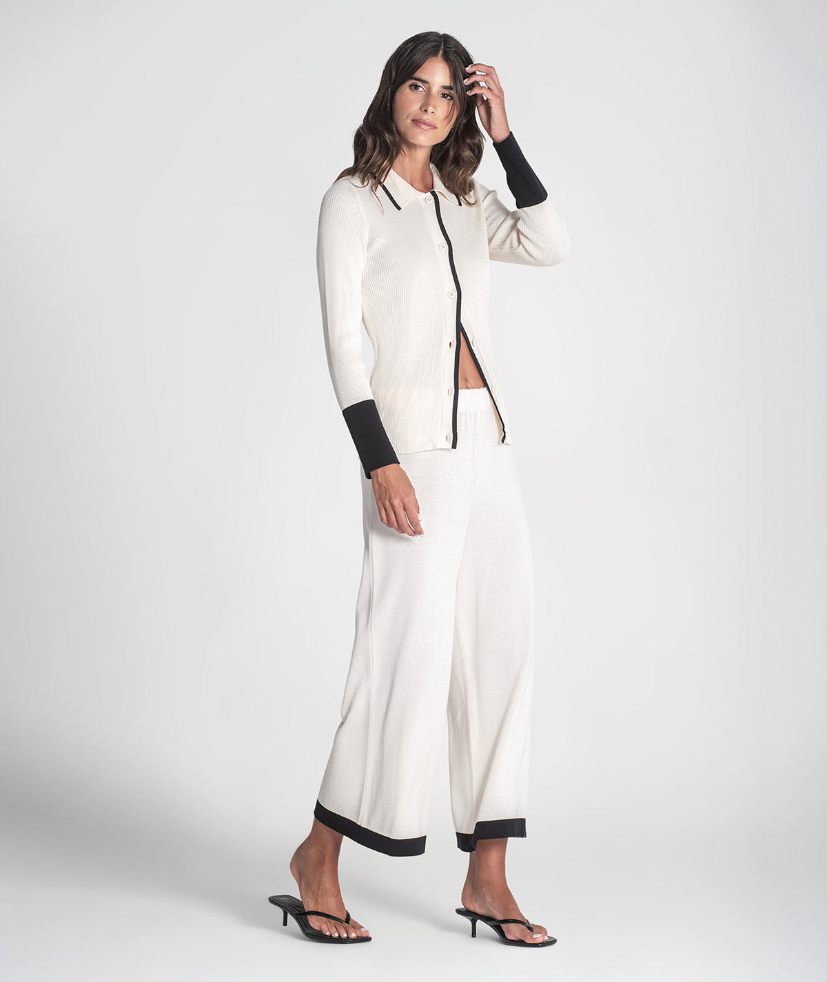 Casaco com contrastes 3411