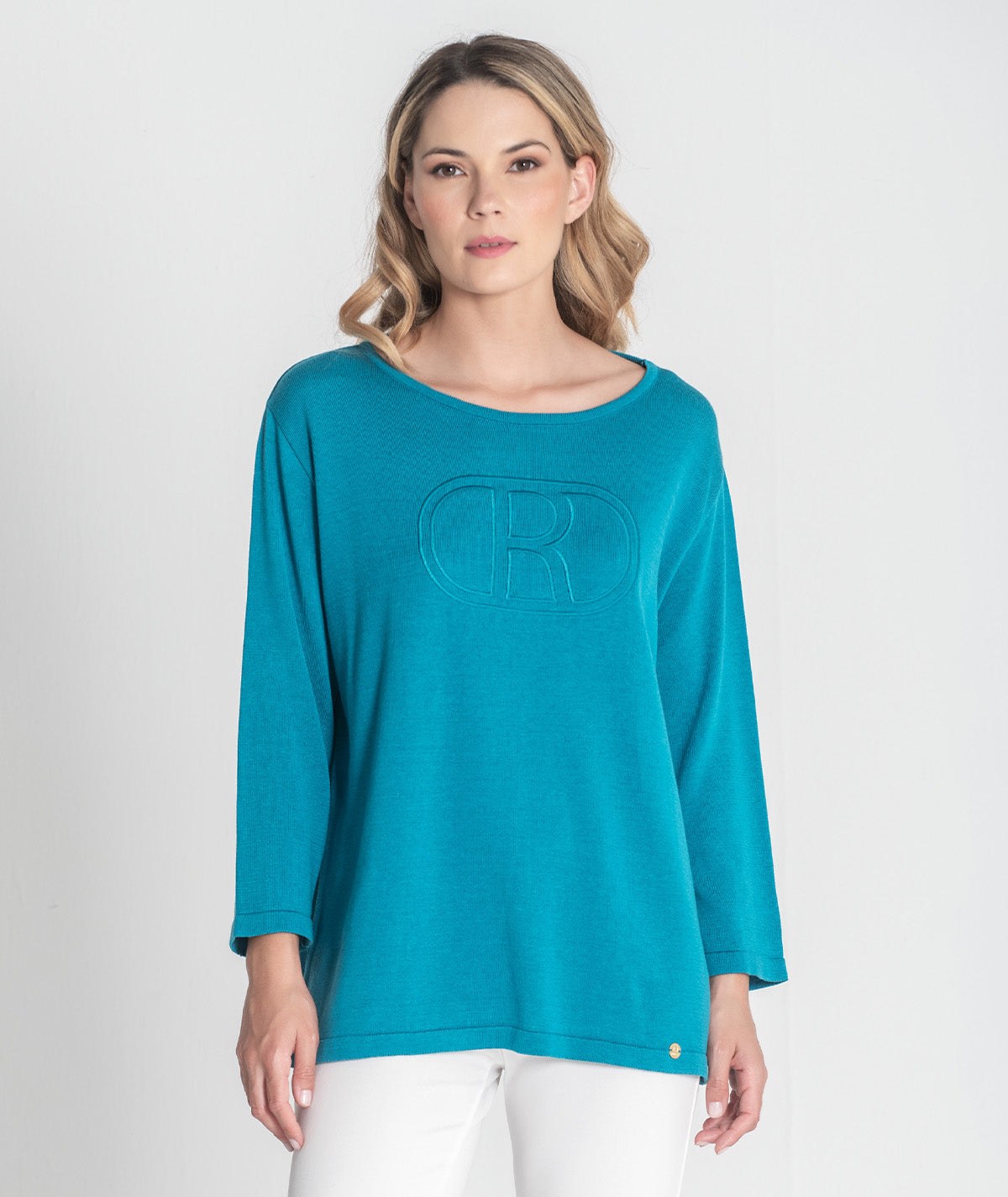 Camisola com relevo e botões 3420