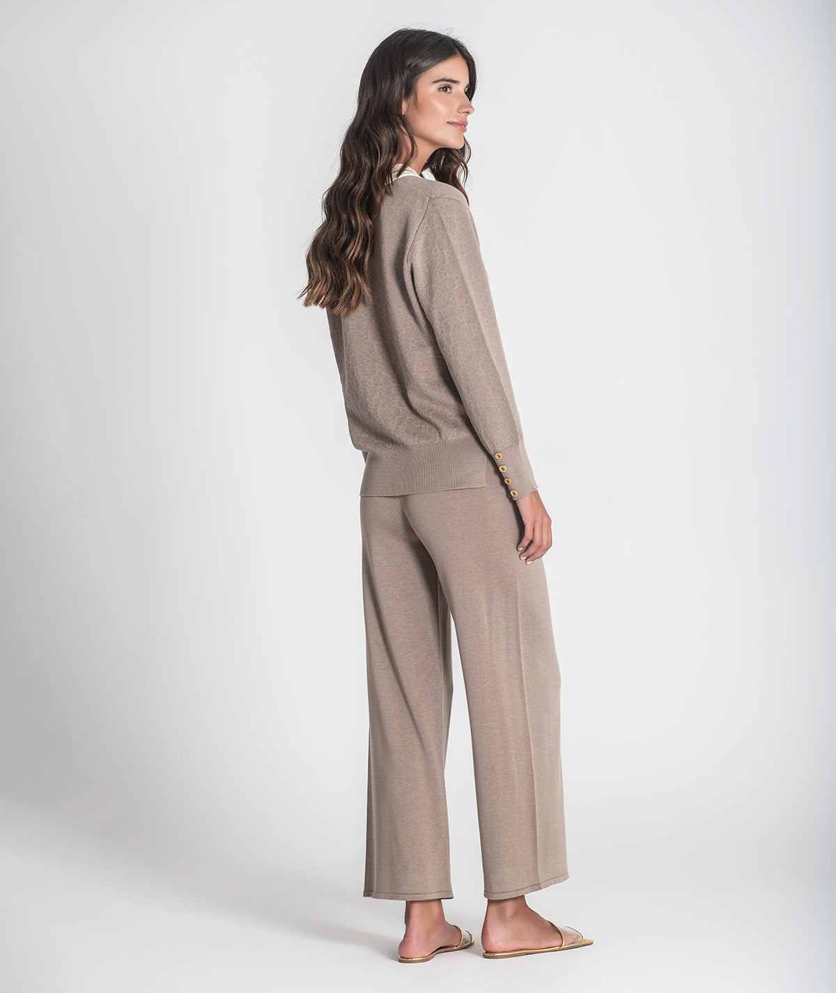 Camisola com relevos e botões 3422