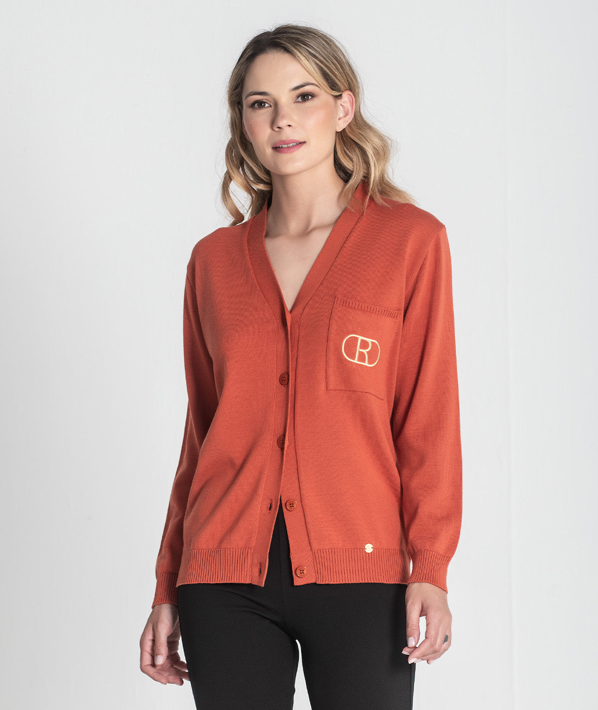 Casaco com bordado dourado 3427