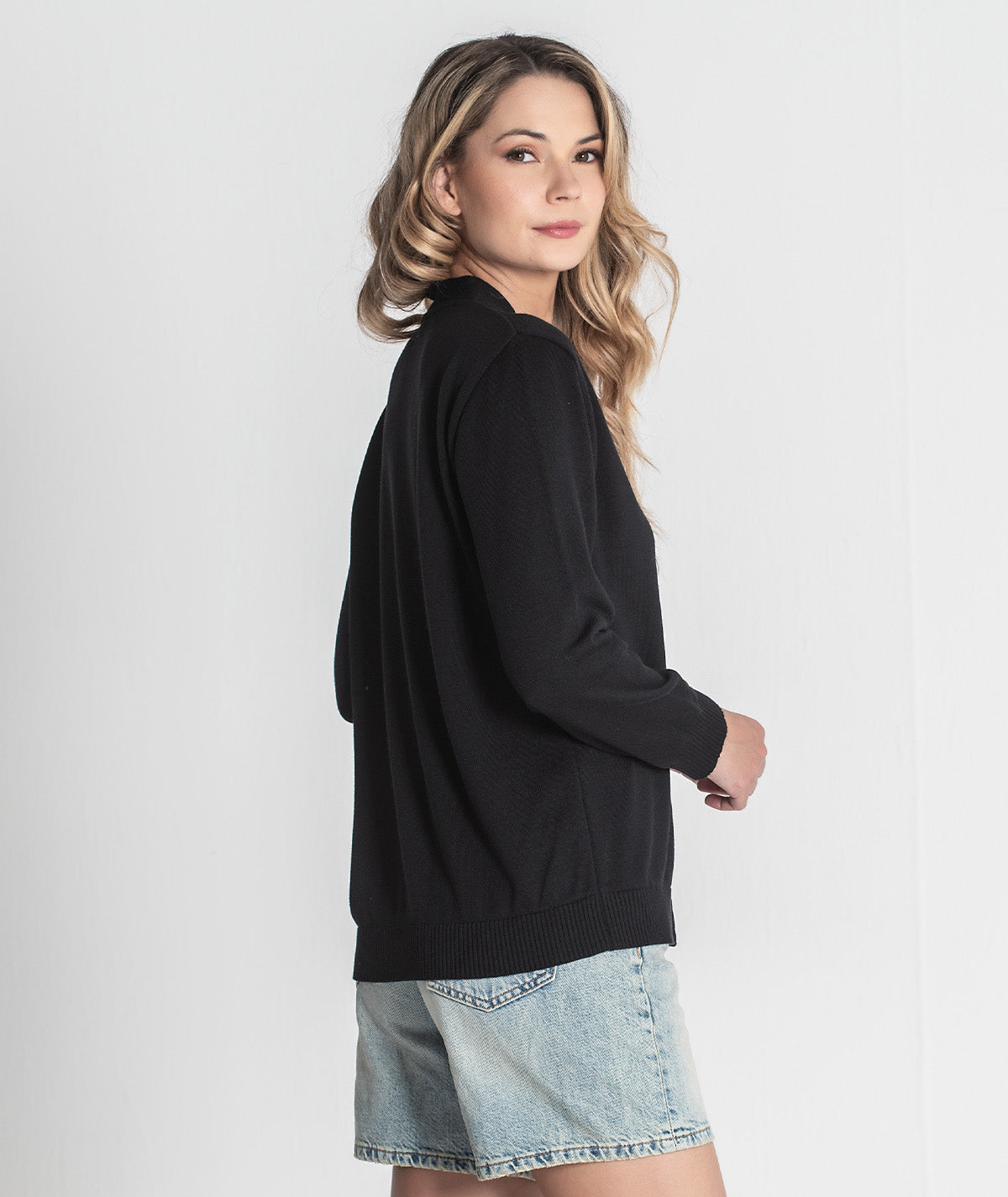 Casaco com bordado dourado 3427