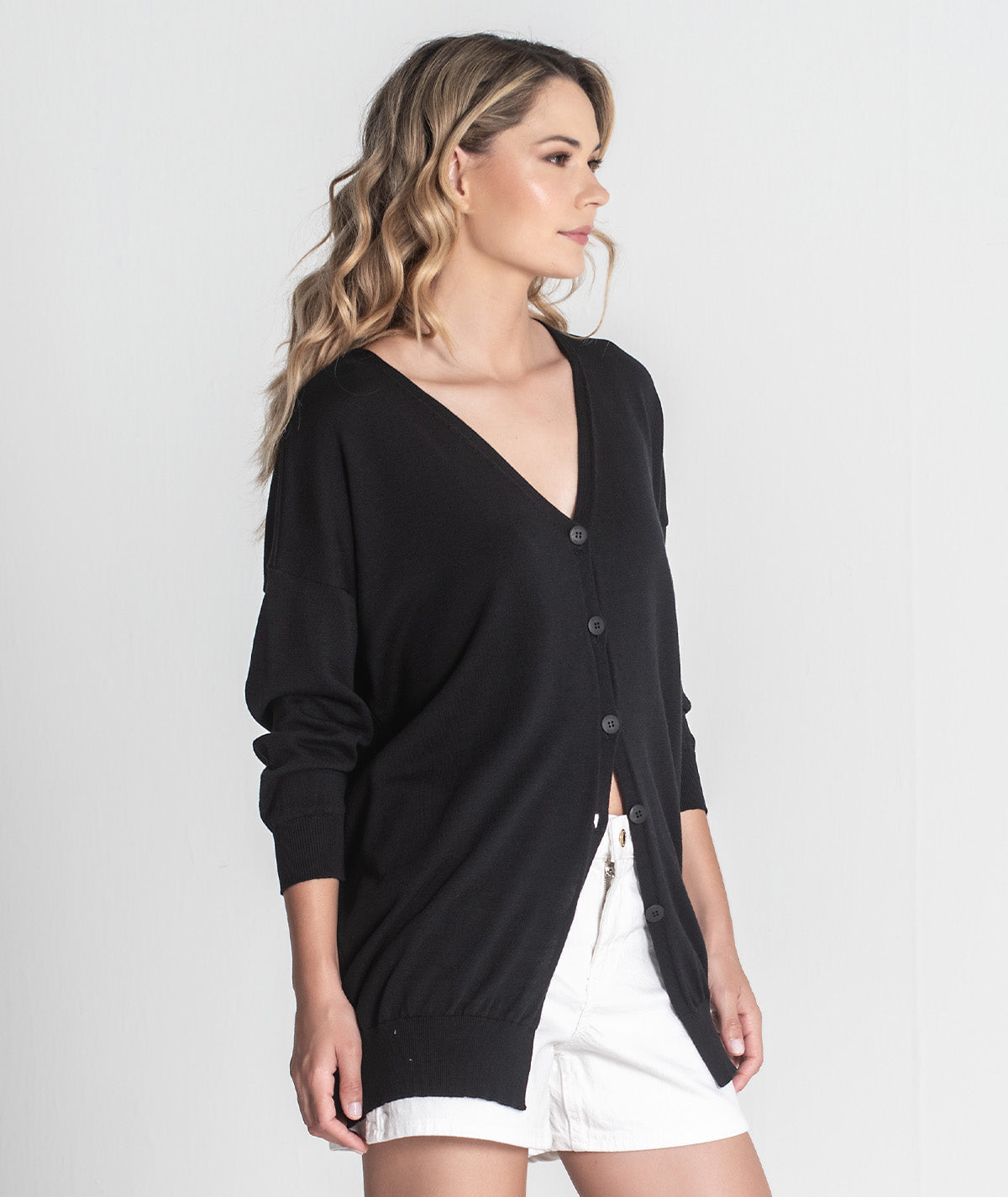 Casaco oversize com botões 3429