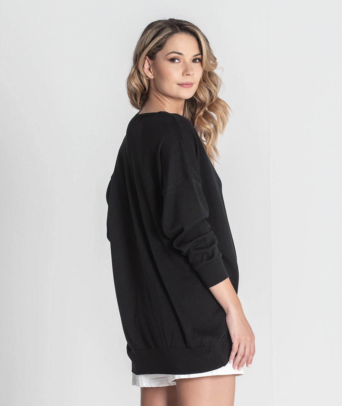 Casaco oversize com botões 3429